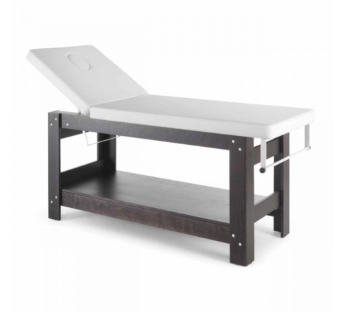 Artecno, Lettino Soft Stationary Massage Bed with Birchwood Base