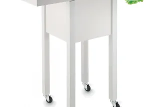 Artecno, Kubiko Minimal Wooden Hair and Beauty Salon Trolley 073