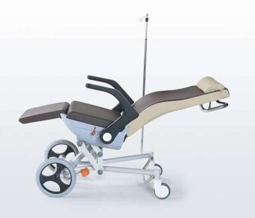 Patient Transport Chair side reclined view