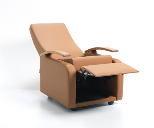 Efes Medical Recliner Chair with Wooden Armrests