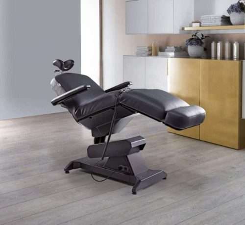 Nitrocare, Electrical Hair Transplant Chair / Derma Bed, Dermatology Chair in reclined position