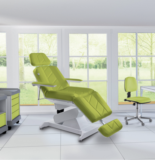 Syncro-BiZak Electrical Dermatology Hair Transplantation Chair, Beauty Bed, 1158