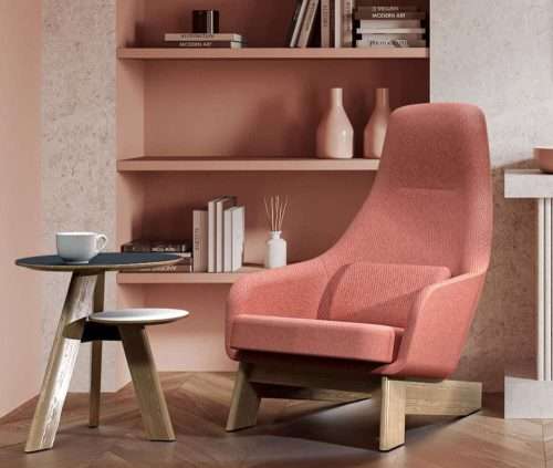 Gresham ElcoHigh, Contemporary Designed, Eco Friendly Lounge and Reception ArmChair