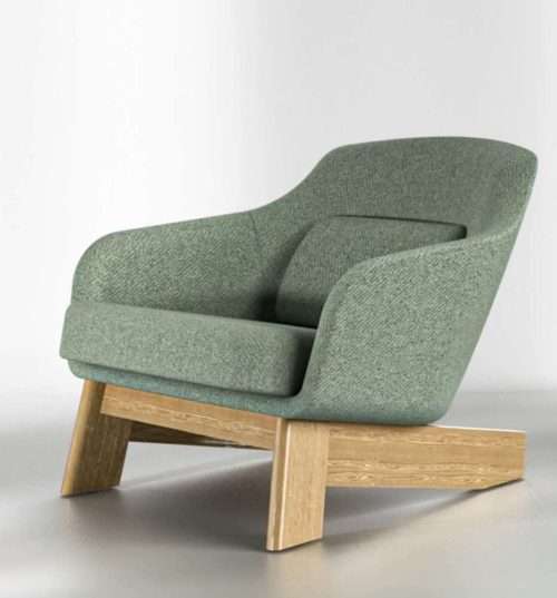 Gresham ElcoLow, Contemporary Designed, Eco Friendly Lounge and Reception ArmChair
