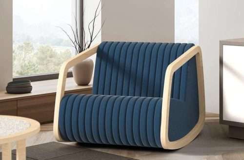 Gresham, Kulture Rox, Contemporary Rocking, Nursing Chair for Lounge, Receptions and Home