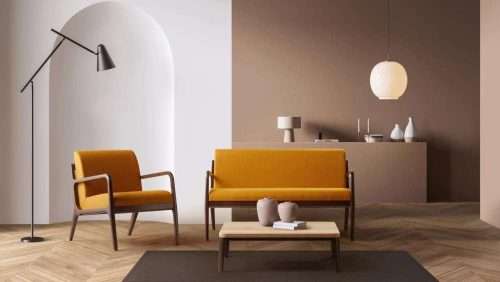 Gresham, Monoko Scandinavian Style, Contemporary Lounge and Reception Area Sofa and ArmChair