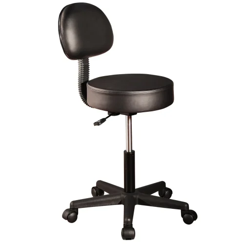 Extra Large Seat Pad, Ergonomic Salon Stool with Backrest and Pneumatic Hydraulic Lift