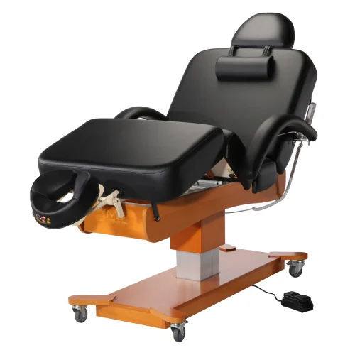 Maxking 3M Electric Lift Spa, Salon Stationary Pedestal Flat Beauty Bed