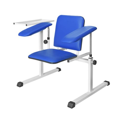 Blood Collection and Injection Chair with Side Table and ArmRest