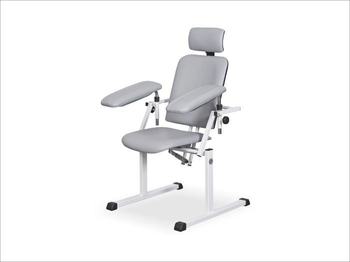 Blood Collection and Injection Chair with Adjustable Backrest, Head ...